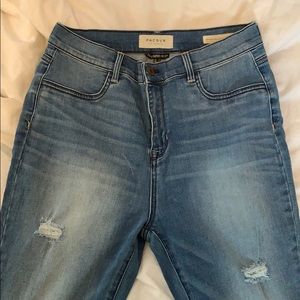 pacsun high rise ankle jegging